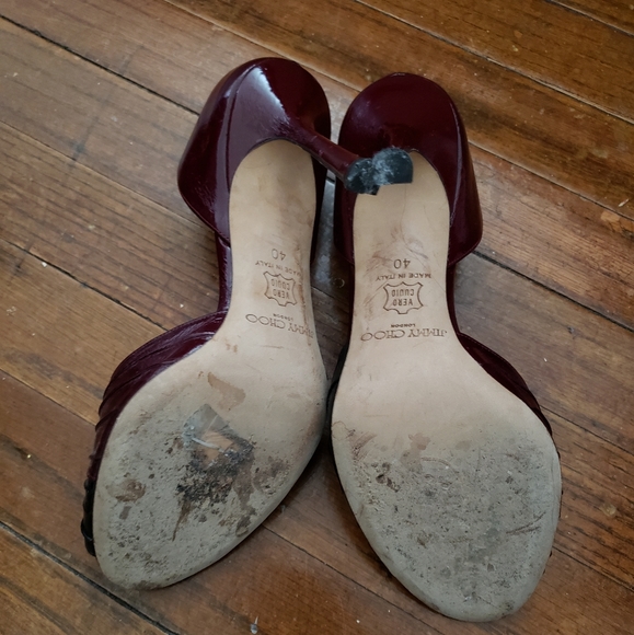 Jimmy Choo Peep-Toe Pumps - Picture 4 of 5